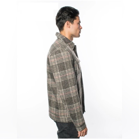 V. I. P. Collection mens wool blend plaid jacket size small NWT - Picture 2 of 6